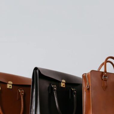 Brown and Black Leather Bags in Close-Up Photography